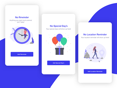 Reminder APP app iphone mobile app reminder ui ux