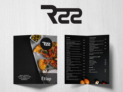 Roseto branding design logo