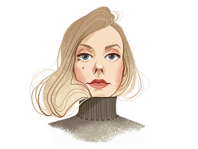 Girl girl illustration portrait