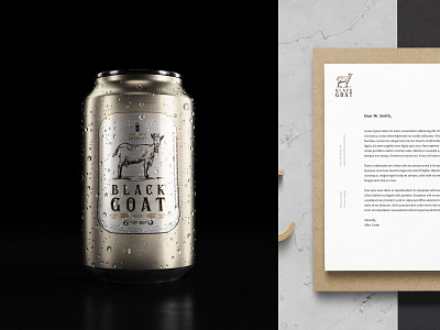 Black goat brewery beer beerlogo black blackgoat branding brewery design goat goatlogo icon illustration letterhead logo logodesigns logomark minimal mockup design symbol typography vector