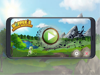 Hopper's Musical Adventure UX/UI/illustration art direction children code coding coding game design game game design illustration kids kids game mobile mobile app design mobile application mobile game nature