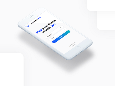 Remotely.Tech branding design ui ux webdesig