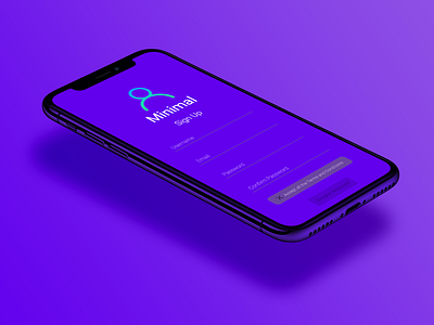 Sign Up Design adobexd design app signupform