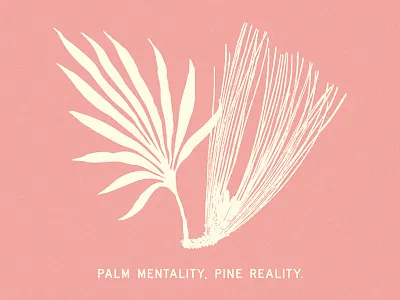 Research Graphics branding illustration illustration art instagram palm pine social media