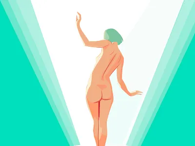 The light art cartoon character character design concept art design drawing fashion flat vector girl illustration texture vector women