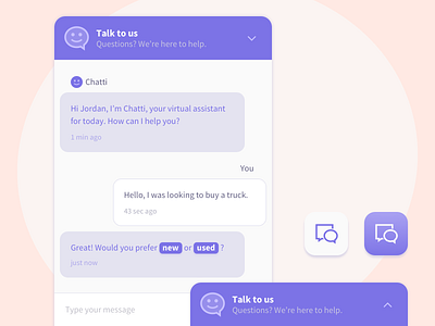 Chat Window app branding chat chat bot chat box sketch app ui