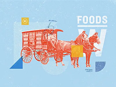 Weston Foods | Year 1908 - 02 bakery concept developement grain half tone retro style frame texture typography vintage