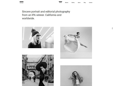 Sonya - Photography WordPress Theme agency clean creative fullscreen gallery minimal one page parallax personal blog photo photographer photography photography theme portfolio responsive