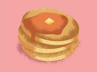 Somebody ordered pancakes, I just sip the sizzurp art breakfast butter conceptual ihop illustration kanye kanye west love lyrics music pancakes rap shading stipple syrup vector