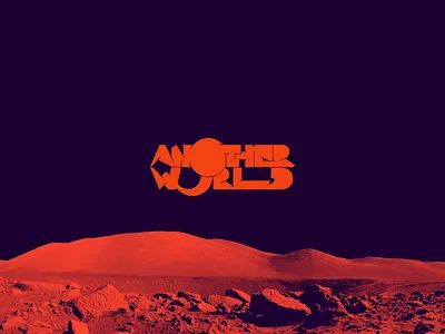 Another World album cover alien another cover cover art font planet sci fi science fiction space type typography vector artwork world