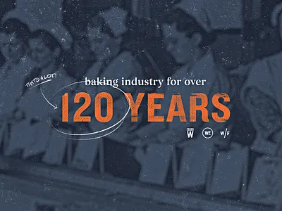 Weston Foods | Year 1908 - 03 bakery concept development grain half tone retro style frame texture typogaphy vintage