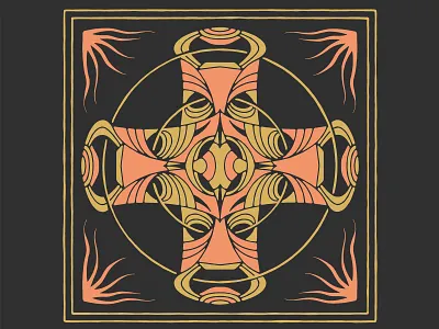 Tiki Bandana bandana bandana art bandana design design flat design illustration illustration art print design screen print surf surf art tiki tiki art vector art