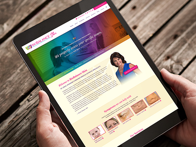 BioBalance Skin Web Design