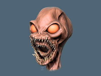 Creature 3d art beast cgi character concept creature digitalart game art monster sculpting zbrush