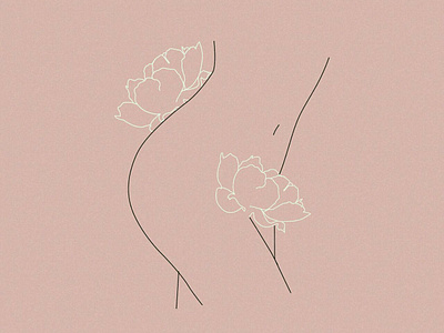 You're beautiful like spring time art artwork design flower girl graphic design illustration line line art minimalism spring tenderness vector women