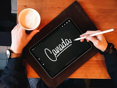 Canada - Logo Sketch branding calligraphy clothing coffee design fashion font hand lettering identity lettering logo logotype mark packaging script sketches streetwear type typo typography