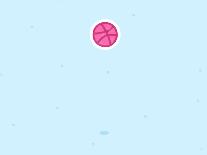 Hello Dribbble! animation invite