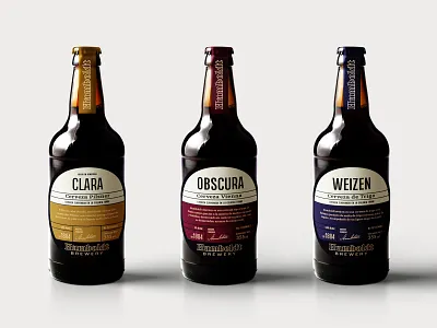 Humboldt Brewery badge beer brand identity brand strategy branding brewery label packaging system design