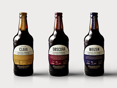 Humboldt Brewery badge beer brand identity brand strategy branding brewery label packaging system design