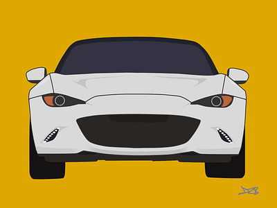 Day 4 - Maxda Mx5 affinity designer mazda vector