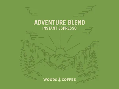 Adventure Blend adventure blend coffee instant espresso mountains sunrise sunset trees