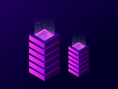 Isometric Magic Towers adobe illustrator illustration isometria isometric isometric art isometric illustration isometric tower magic tower vector