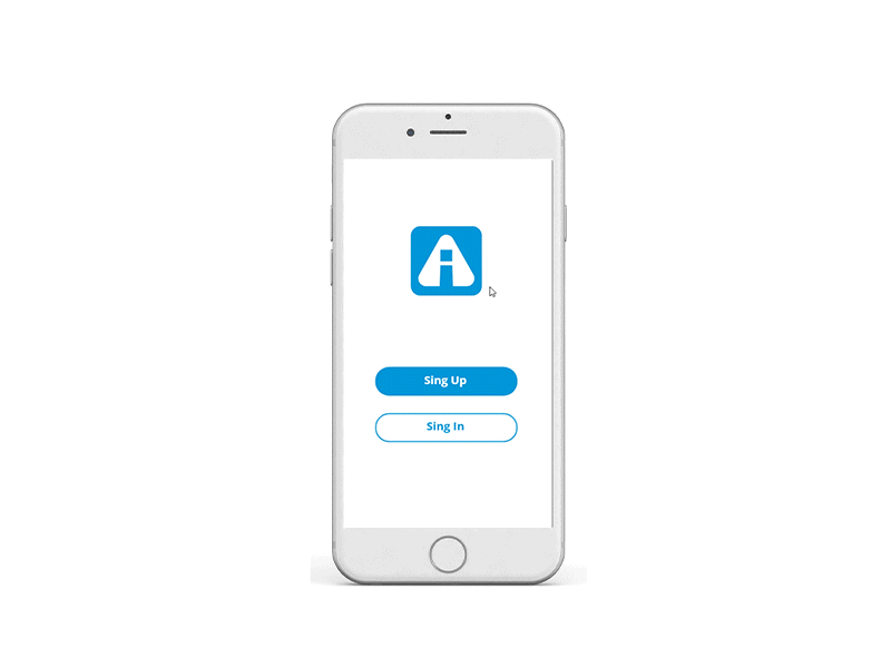 Iangle animation app animation branding design ui ux web