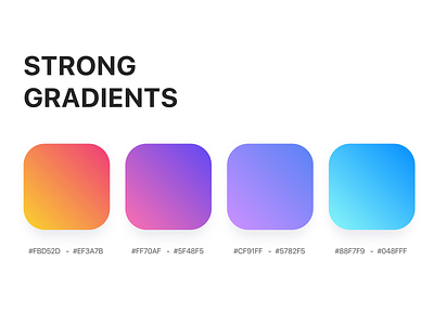 Gradient, Colors app brightcolor color color of the day colorful app colorpalette colorscheme dribbble gradiant gradient background gradient color gradients illustration illustrator ui uidesign uxdesign uxdesigner vector visualidentity