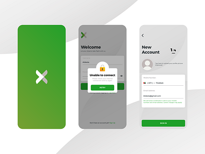 Travel Wallet Login Signup Preview app app branding branding design clean dailyui dashboard finance graphic design green icons interaction design interface mark dela santa mobile app modal box money ui uidesign ux ui wallet app