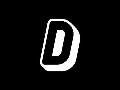 D a glyph a day d glyph glyph a day letterform letterforms typography vector