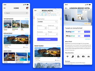 Hotel booking app android app booking app deal app hotel app ios app
