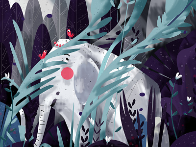 into the wild creative green hiwow illustratio illustration instagram design love muhamed sajid nature vector