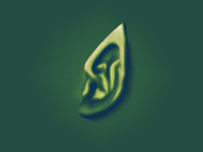 Reptile Skin Ear (Second Digital Paint) digital paint ear reptile wabesite wacom