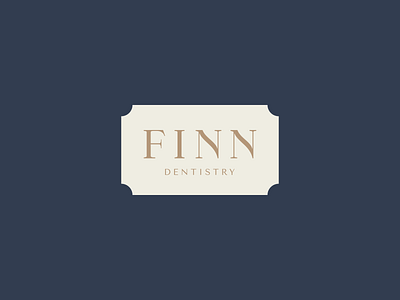 Finn Dentistry brand design brand design branding dental dental branding dental logo dentist dentist logo logo logo design