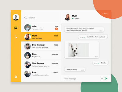 Direct Messaging bright design direct messaging figma message app messager messaging messaging app ui ui ux ux