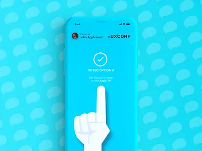 Selection Feedback Screen blue clean feedback poll presentation result ui vector art