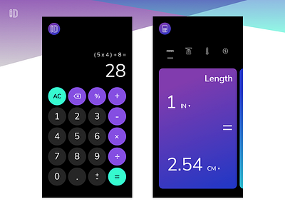 DailyUI 07- calculator dailyui uidesign