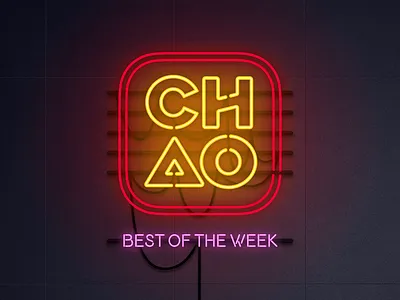 Best of the week @CHAO neon ui