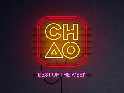 Best of the week @CHAO neon ui