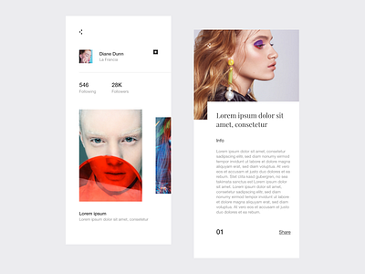 Photography App Interface app clean design interface photography studio ui