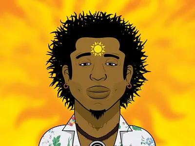 Muti Musafiri Profile Illustration brand branding concept design illustration logo print solar solar energy vector