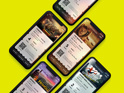 Movie Ticket Confirmation Screen adobe adobexd cards confirmation iphone movie movie app movie booking poster ticket ticket booking ticket design ui uidesign ux xd