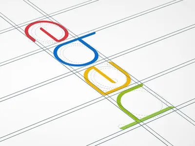 Modern concept - custom typography custom ebay font letter logo modern rebrand redesign simple thin typography