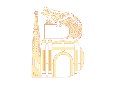 B (36 Days of Type) branding design flat icon illustration lettering logo type typography vector