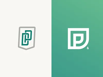 DP Letters Monogram Mark dp lettering letters logo mark monogram vector