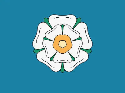Made in York rose tudor white rose york yorkshire