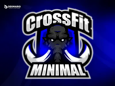 CrossFit MINIMAL branding crossfit design gym identity illustration mamut mascotlogo sports typography vector