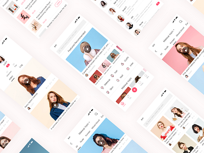 Beauty Video App app ui