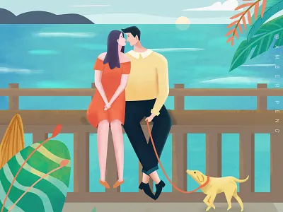 the summer illustration