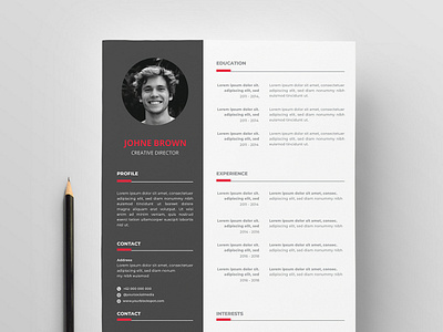 Free Modern Vector Resume Template ai resume curriculum vitae cv cv resume template free ai resume free curriculum vitae template free cv free cv template free resume free resume template freebie freebies illustrator illustrator resume resume